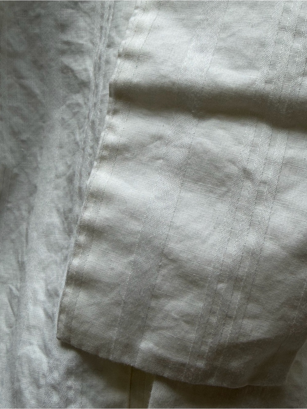 Vintage Natori 100% Cotton White Women's Kimono Robe with Belt - Picture 10 of 14